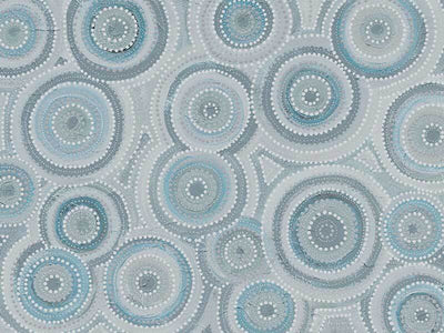 Nirrangi II Light Blue Canvas Art Print