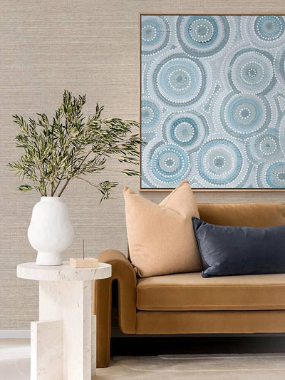 Nirrangi II Light Blue Canvas Art Print | Lifestyle