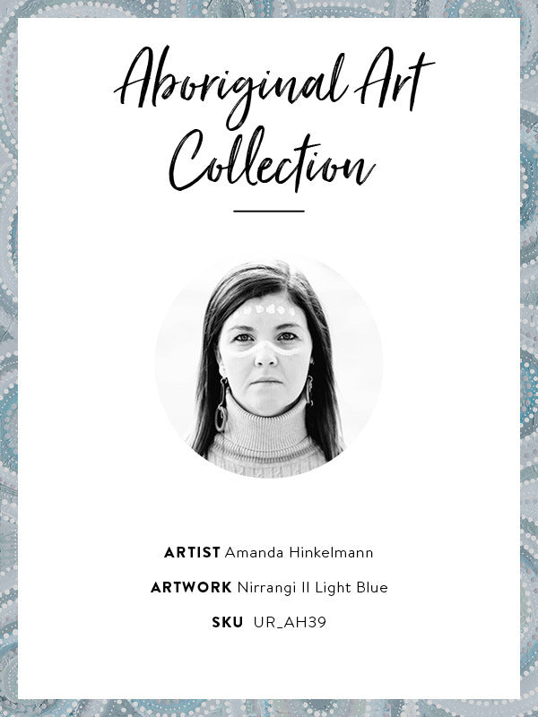 Nirrangi II Light Blue Framed Art Print