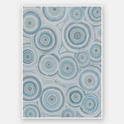 Nirrangi II Light Blue Unframed Art Print