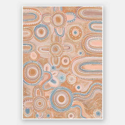 Yinaagang Blush Pink Unframed Art Print