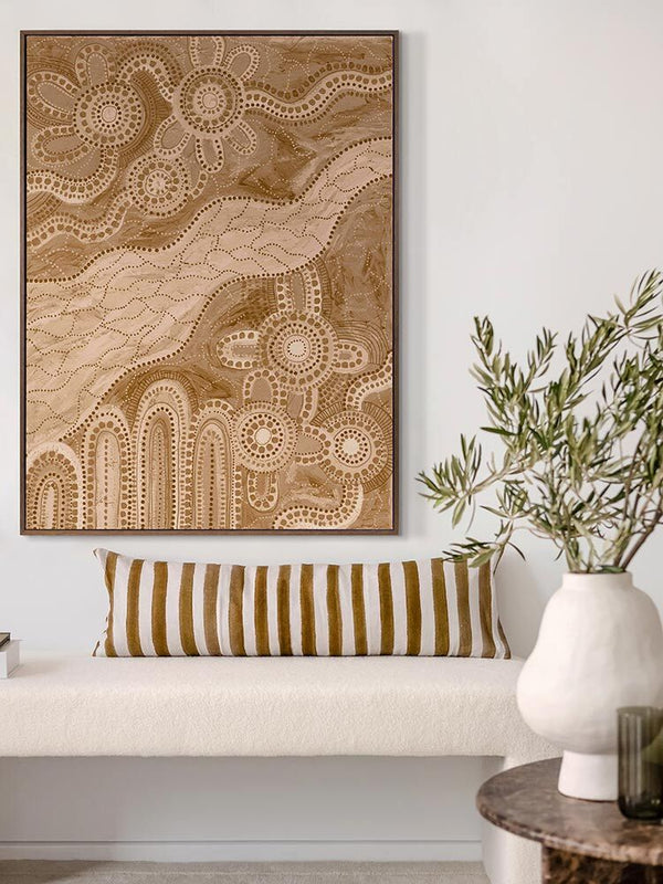 Bila IV Brown Canvas Art Print | Lifestyle