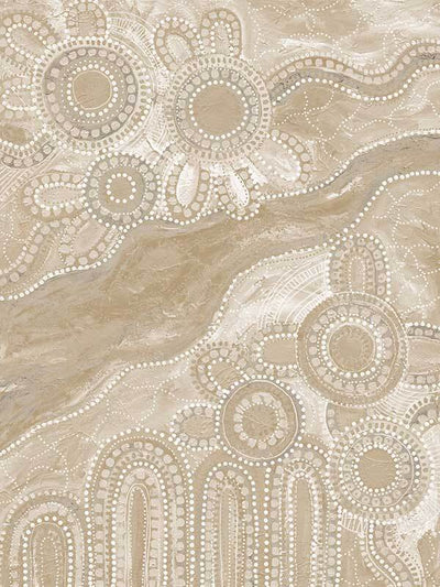 Bila III Neutral Canvas Art Print