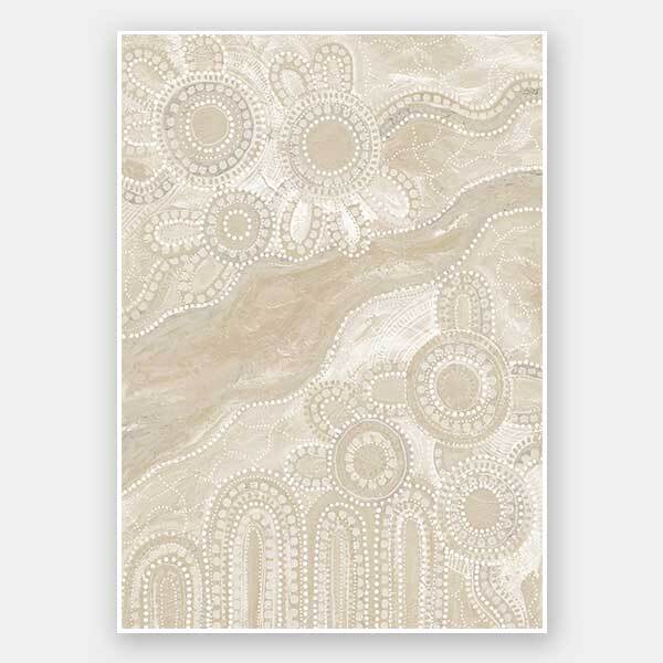 Bila III Neutral Unframed Art Print
