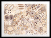 Ngu-Nha Neutral Brown Framed Art Print