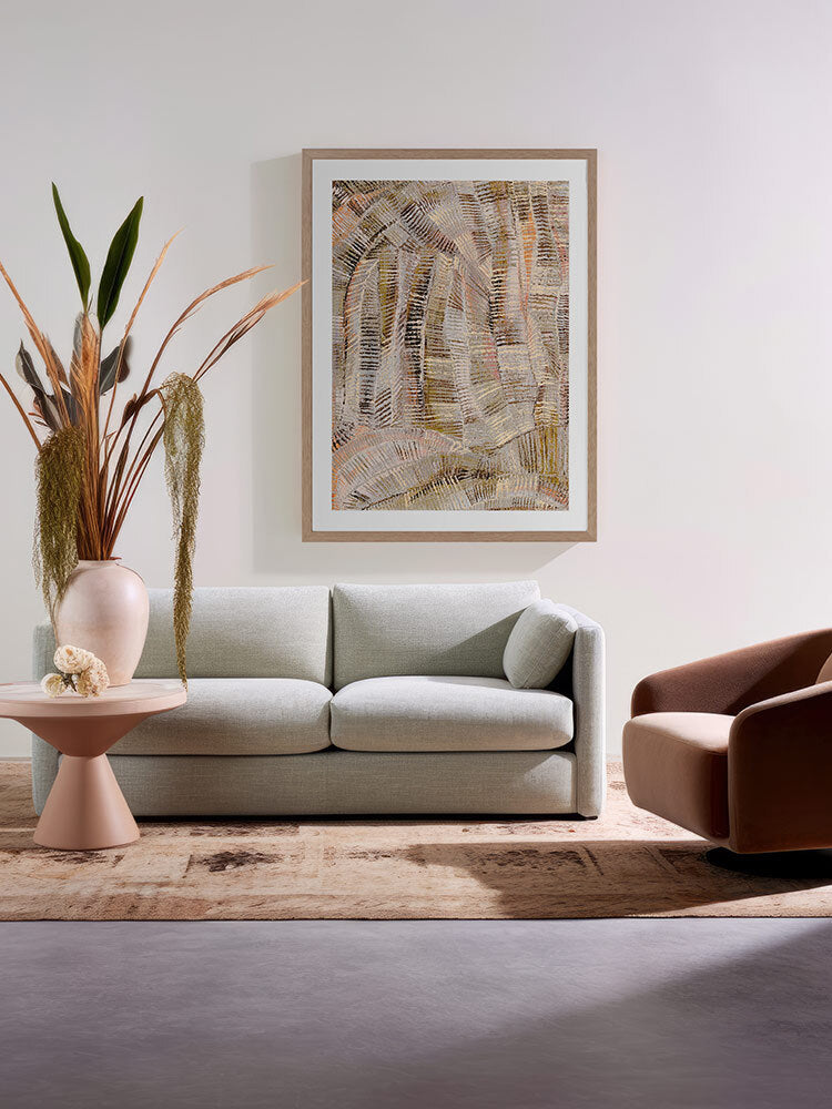 Dhala-Bu-Nya Neutral Framed Art Print | Lifestyle