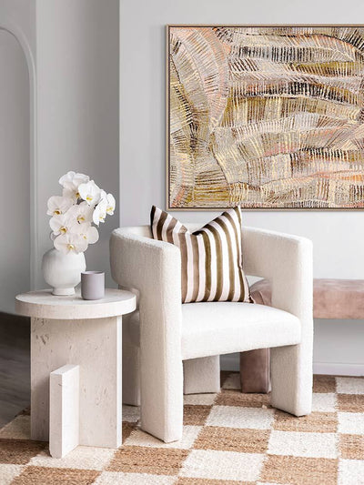 Dhala-Bu-Nya Neutral Canvas Art Print | Lifestyle