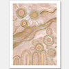 Bila III Blush Pink Unframed Art Print