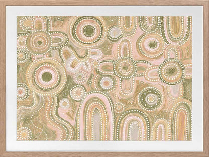 Yinaagang Multicolour Framed Art Print