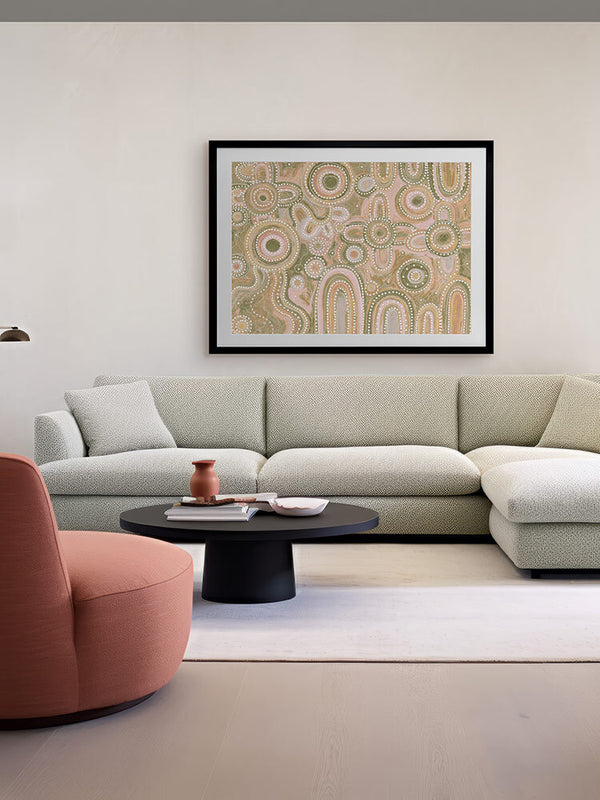 Yinaagang Multicolour Framed Art Print | Lifestyle