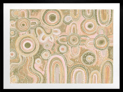 Yinaagang Multicolour Framed Art Print