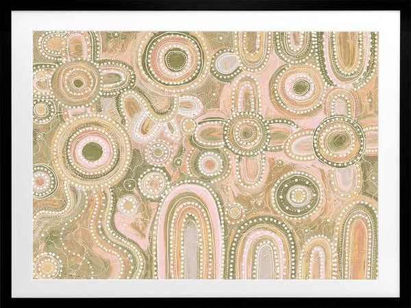 Yinaagang Multicolour Framed Art Print