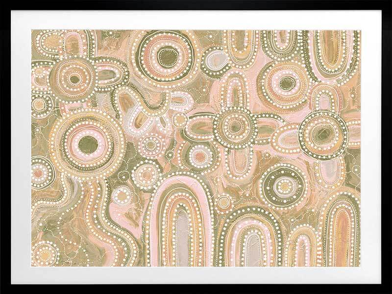 Yinaagang Multicolour Framed Art Print