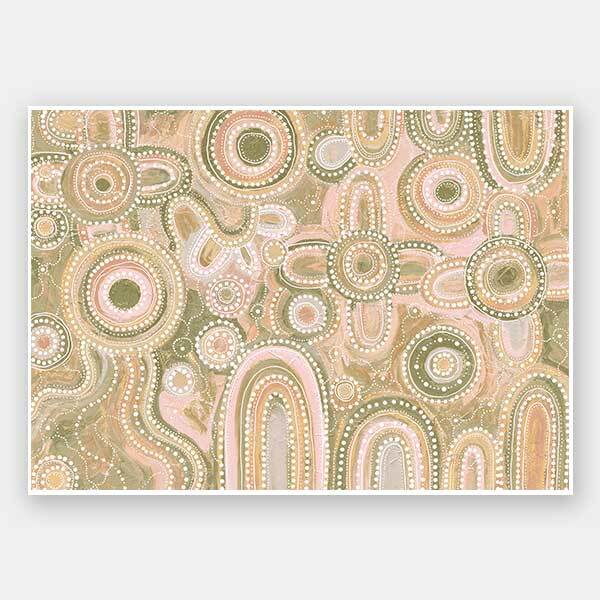 Yinaagang Multicolour Unframed Art Print