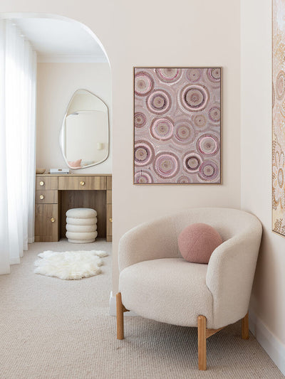 Nirrangi II Purple Canvas Art Print | Lifestyle