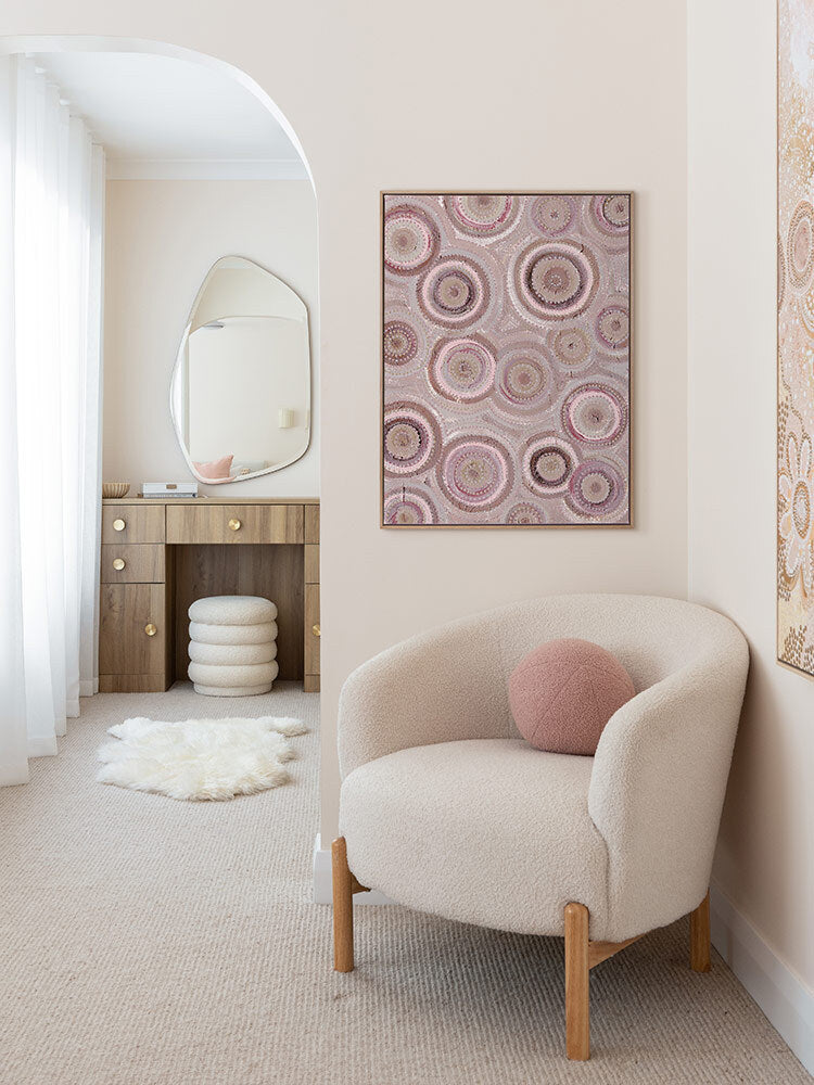 Nirrangi II Purple Canvas Art Print | Lifestyle