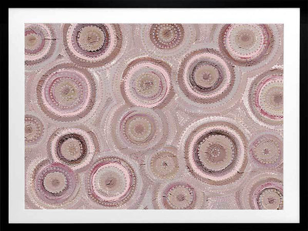 Nirrangi II Purple Framed Art Print