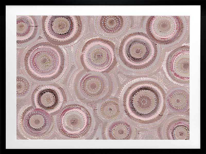 Nirrangi II Purple Framed Art Print