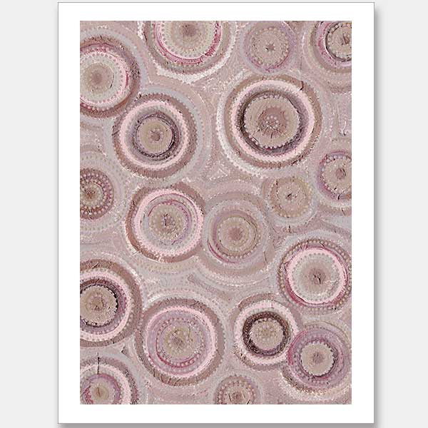 Nirrangi II Purple Unframed Art Print