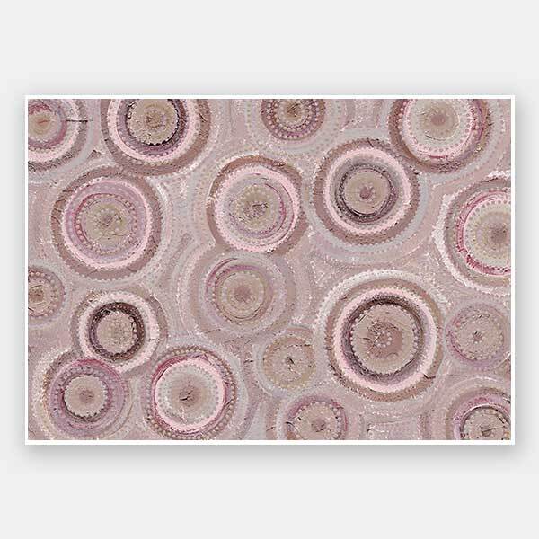 Nirrangi II Purple Unframed Art Print