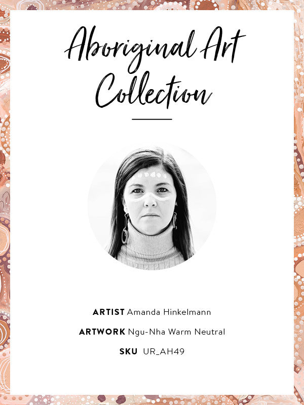 Ngu-Nha Warm Neutral Framed Art Print