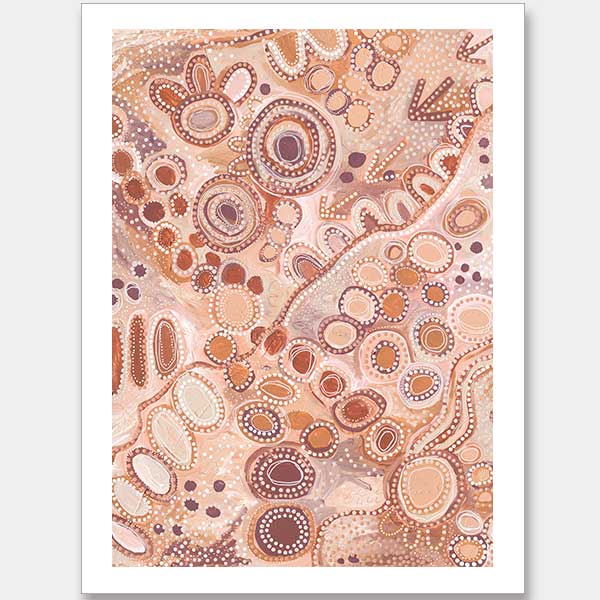 Ngu-Nha Warm Neutral Unframed Art Print