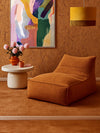 Natural Clay Bean Bag Lounger | Lifestyle