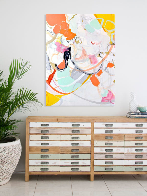 Moss Growth 4 Canvas Art Print | Lifestyle