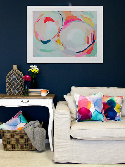 He & I Framed Art Print | Lifestyle