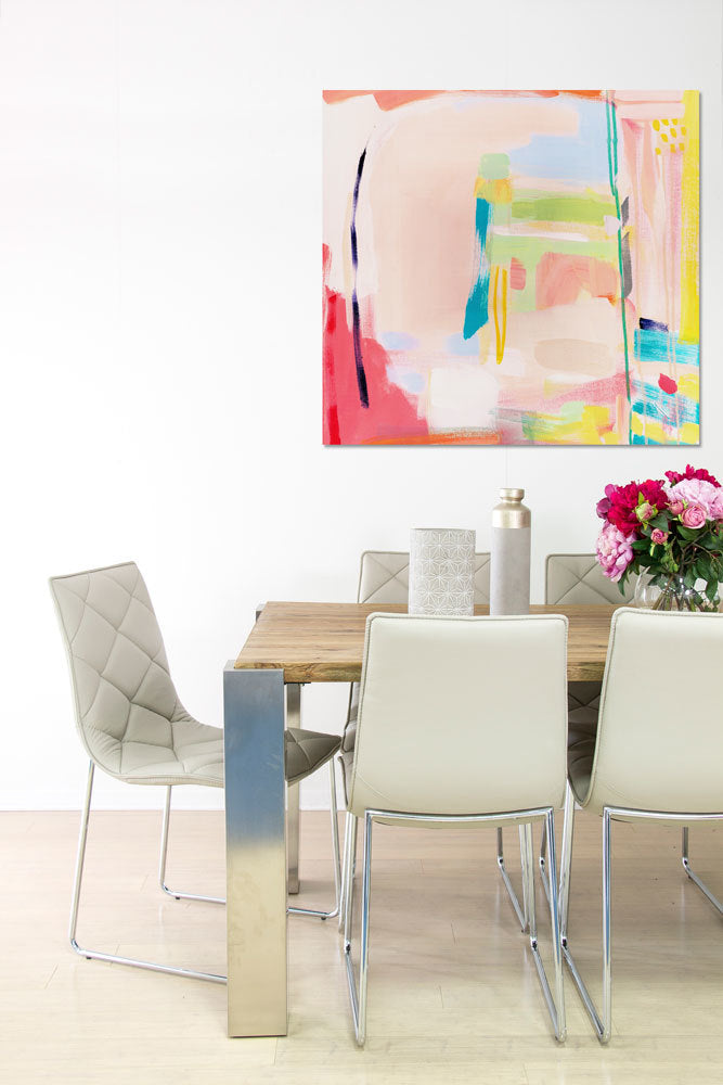 Watermelon Cake Canvas Art Print | Lifestyle