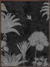 Shadow Palms Black and White III Canvas Art Print