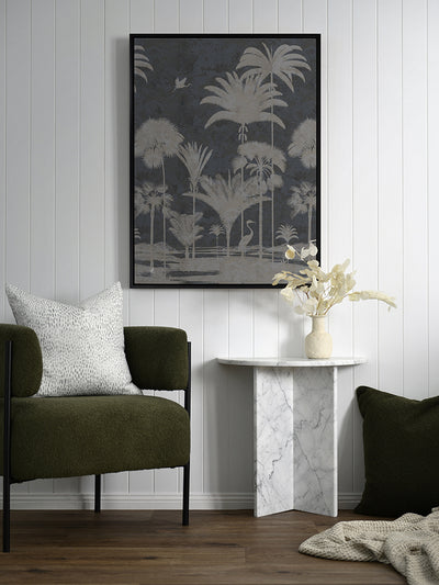 Shadow Palms Ocean I Canvas Art Print | Lifestyle