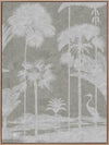 Shadow Palms Beige II Canvas Art Print