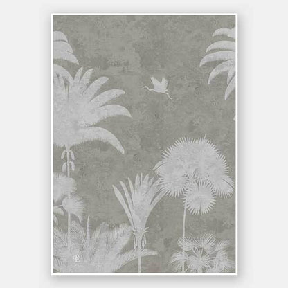 Shadow Palms Beige III Unframed Art Print