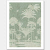 Shadow Palms Mint I Unframed Art Print