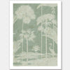 Shadow Palms Mint II Unframed Art Print