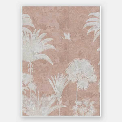 Shadow Palms Pink III Unframed Art Print