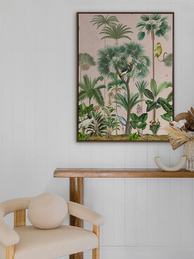 Indian Summer Pink I Canvas Art Print | Lifestyle