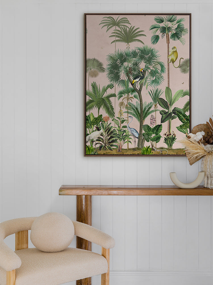 Indian Summer Pink I Canvas Art Print | Lifestyle