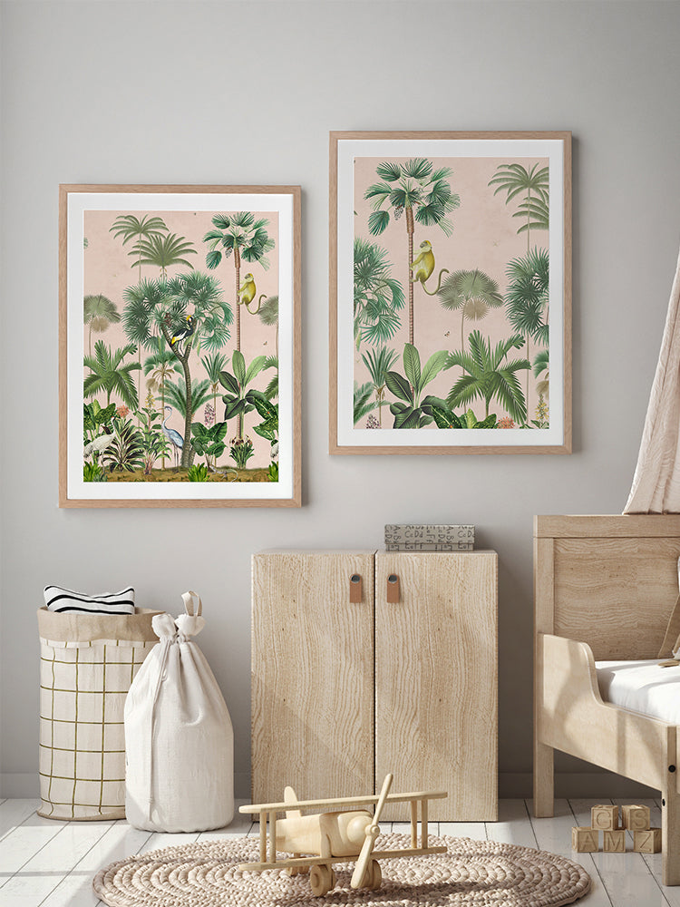 Indian Summer Pink I Framed Art Print | Lifestyle