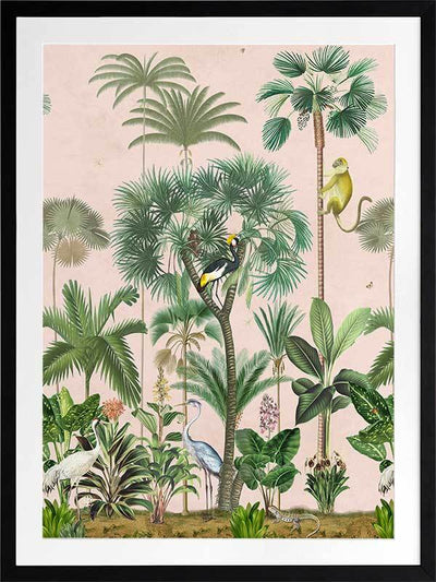 Indian Summer Pink I Framed Art Print