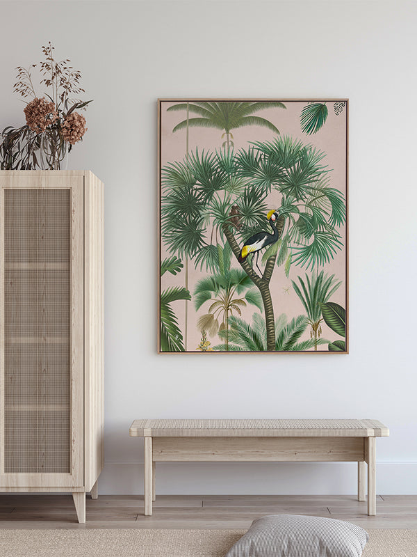 Indian Summer Pink II Canvas Art Print | Lifestyle