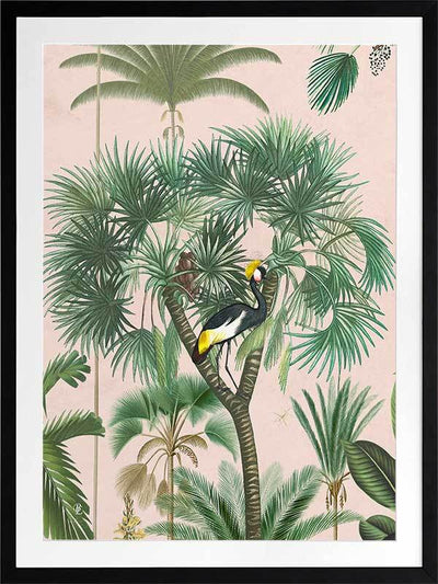 Indian Summer Pink II Framed Art Print