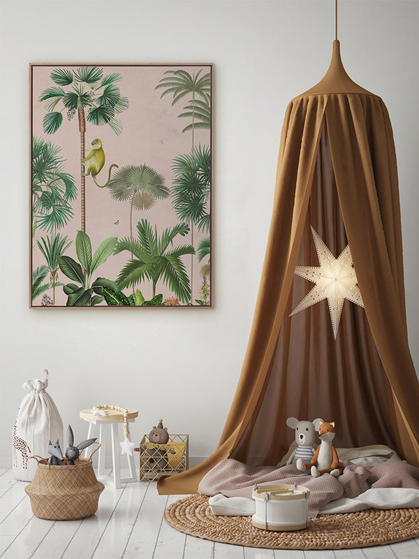 Indian Summer Pink III Canvas Art Print | Lifestyle