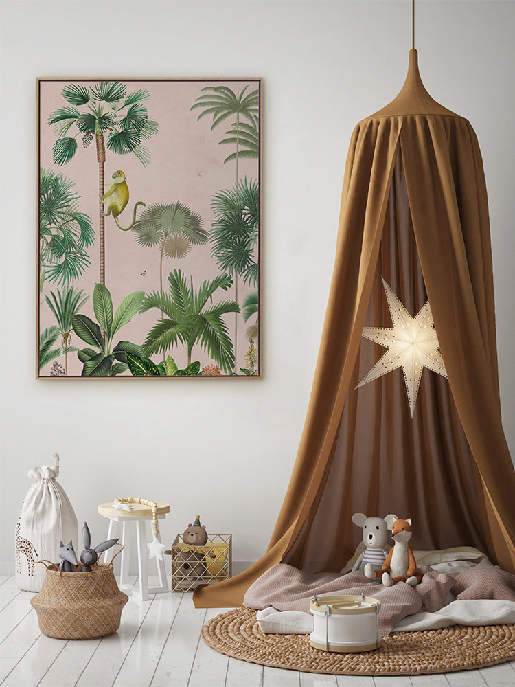 Indian Summer Pink III Canvas Art Print | Lifestyle