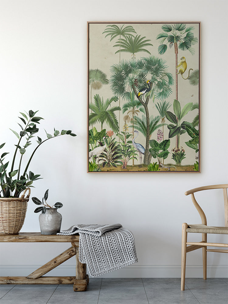 Indian Summer Beige I Canvas Art Print | Lifestyle