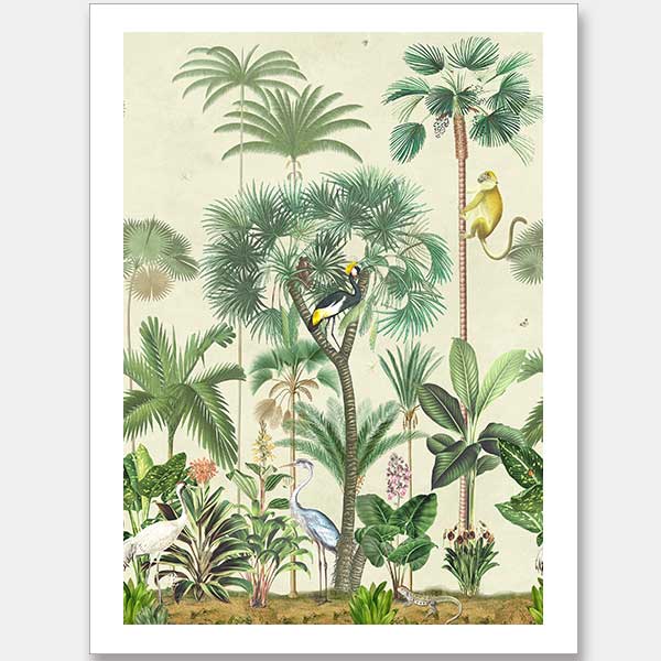 Indian Summer Beige I Unframed Art Print