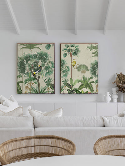 Indian Summer Beige II Canvas Art Print | Lifestyle