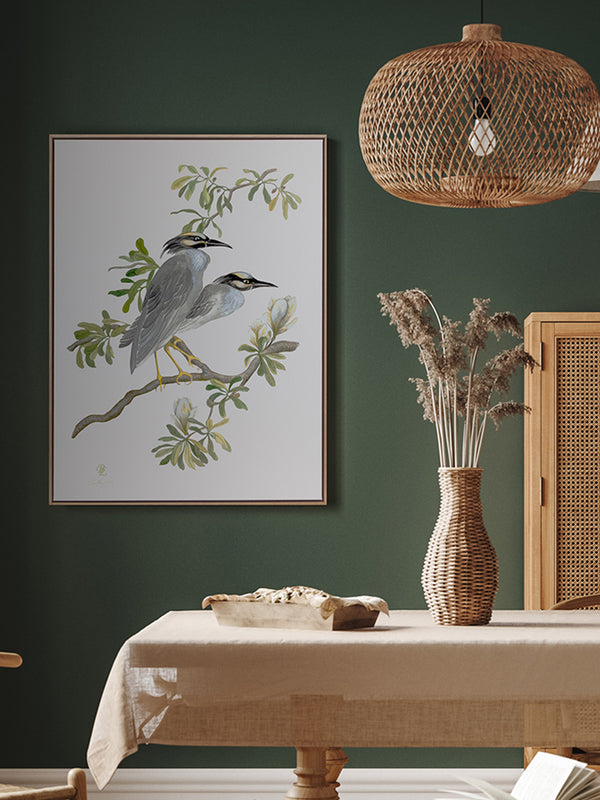 Indian Cranes Canvas Art Print | Lifestyle