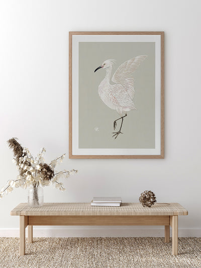 Water Bird Framed Art Print | Lifestyle